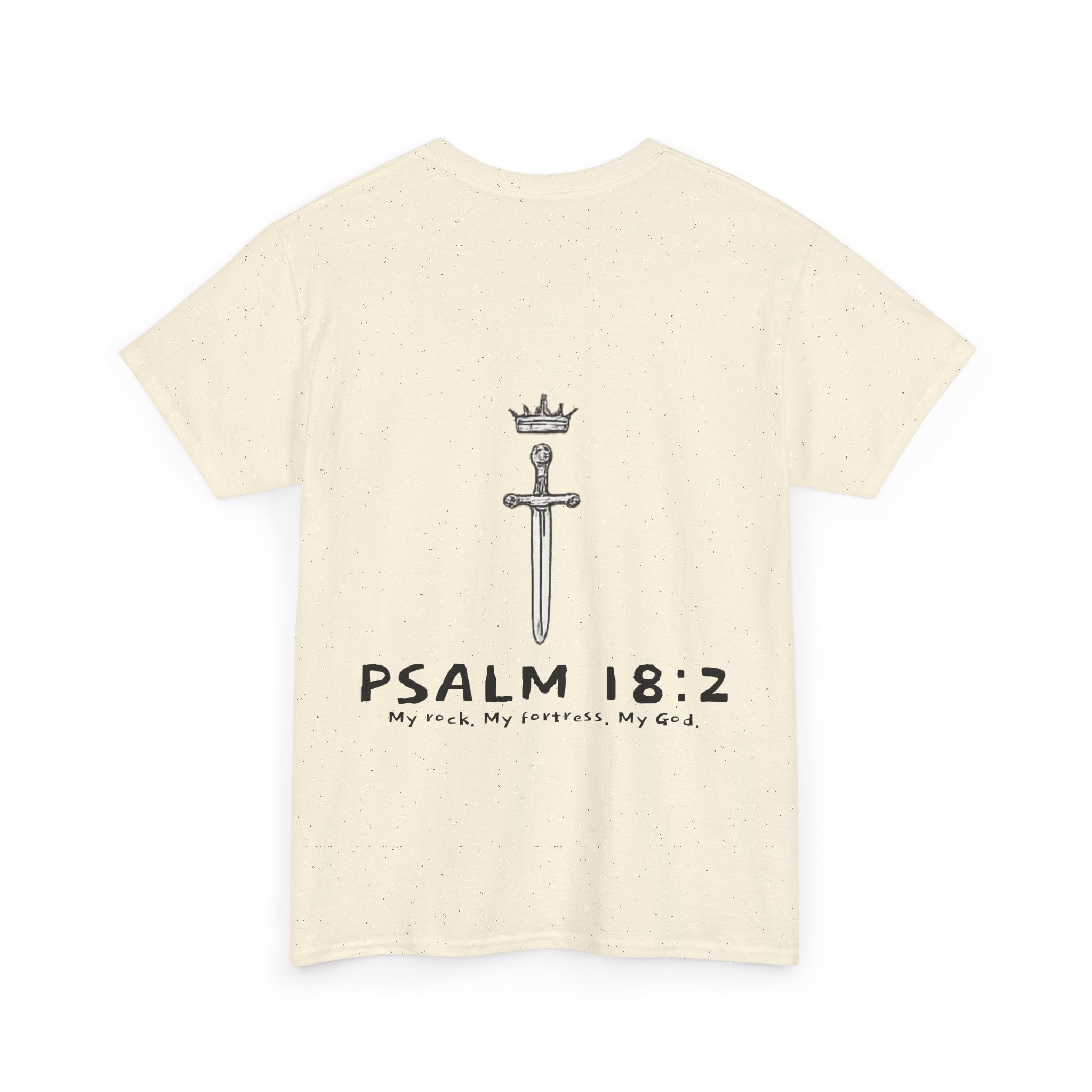 Psalm 18:2 Crown & Sword T‑Shirt