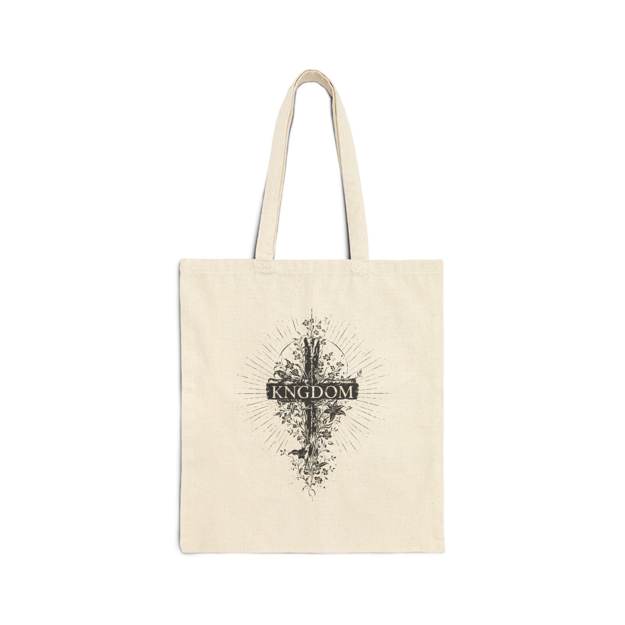 KNGDOM Floral Cross Tote Bag