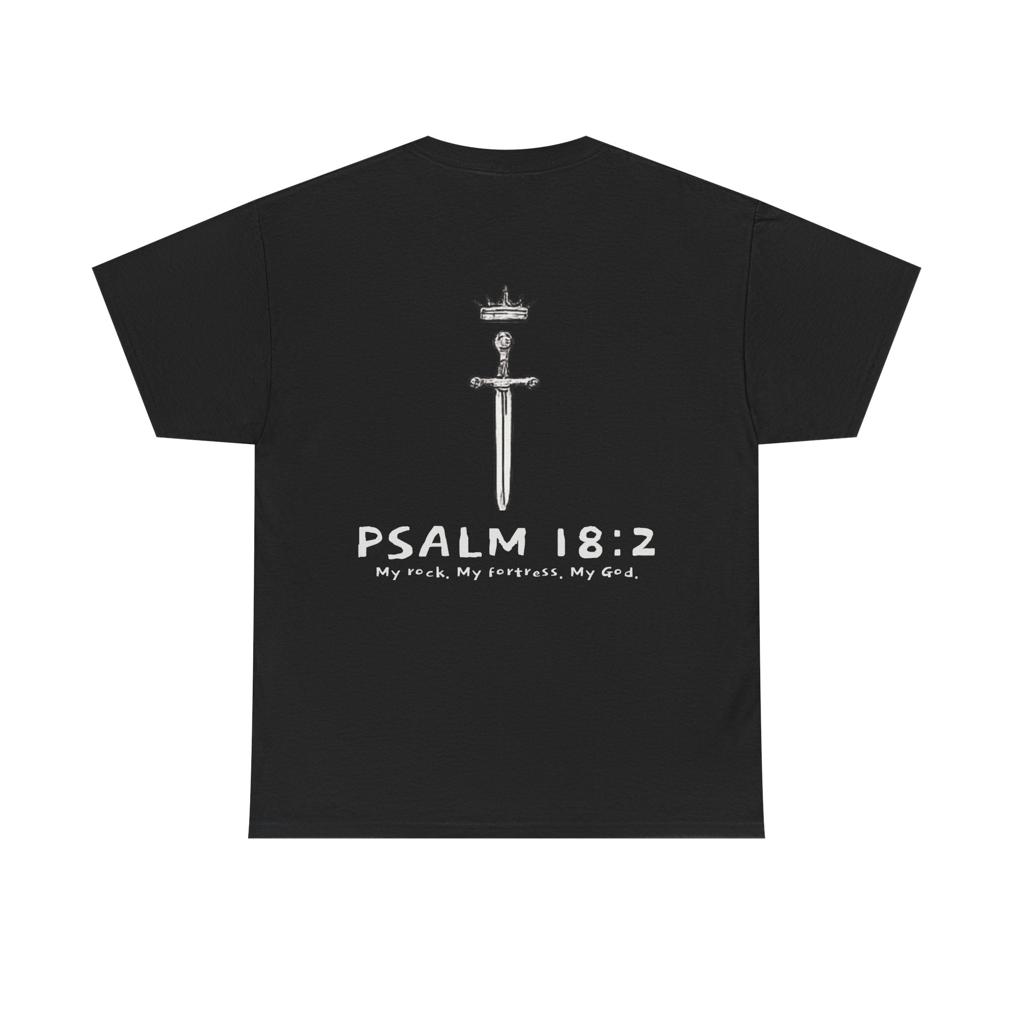 Psalm 18:2 Crown & Sword T‑Shirt