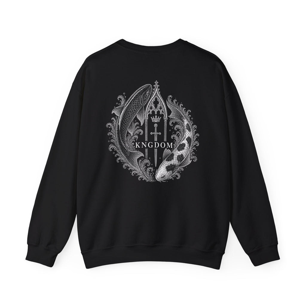Crewneck Sweatshirt — "Fear No Evil" Psalm 23:4 Koi