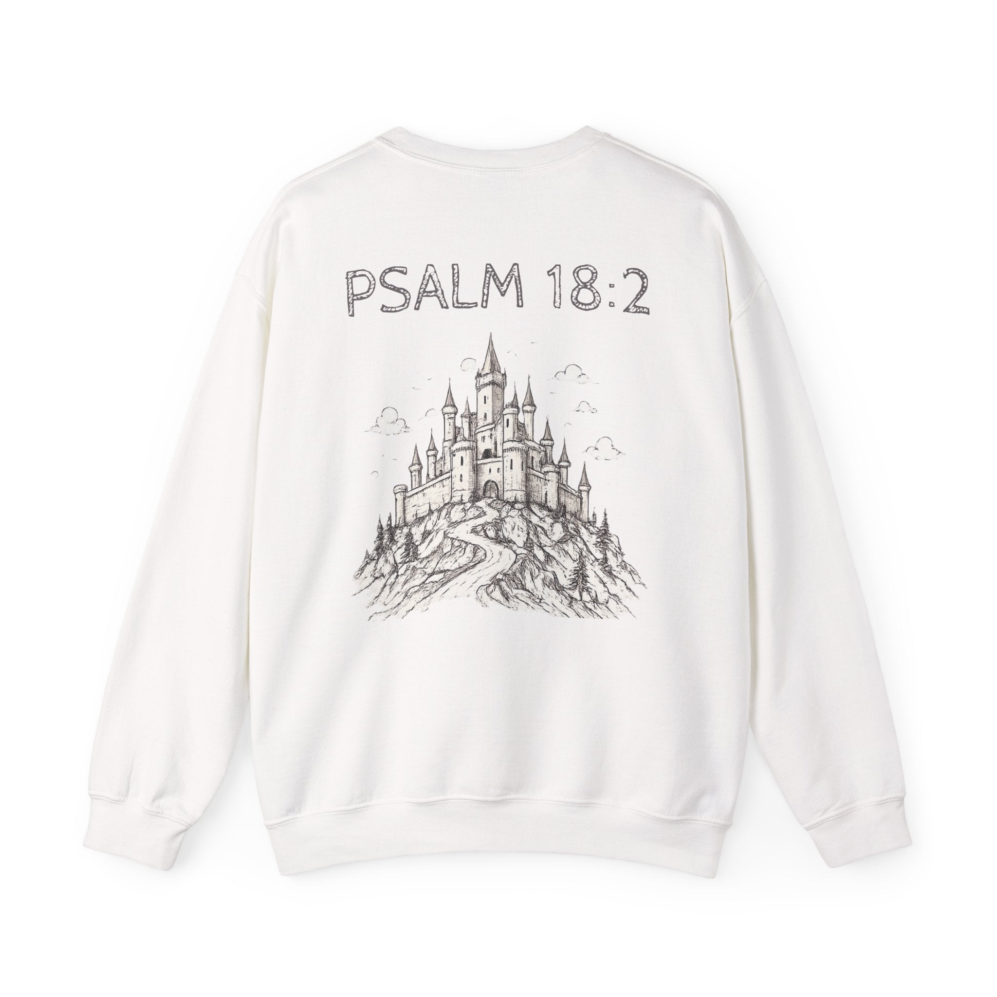 Psalm 18:2 Castle Sweatshirt —KNGDOM
