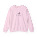 KNGDOM Isaiah 43:2 Cross & Waves Crewneck