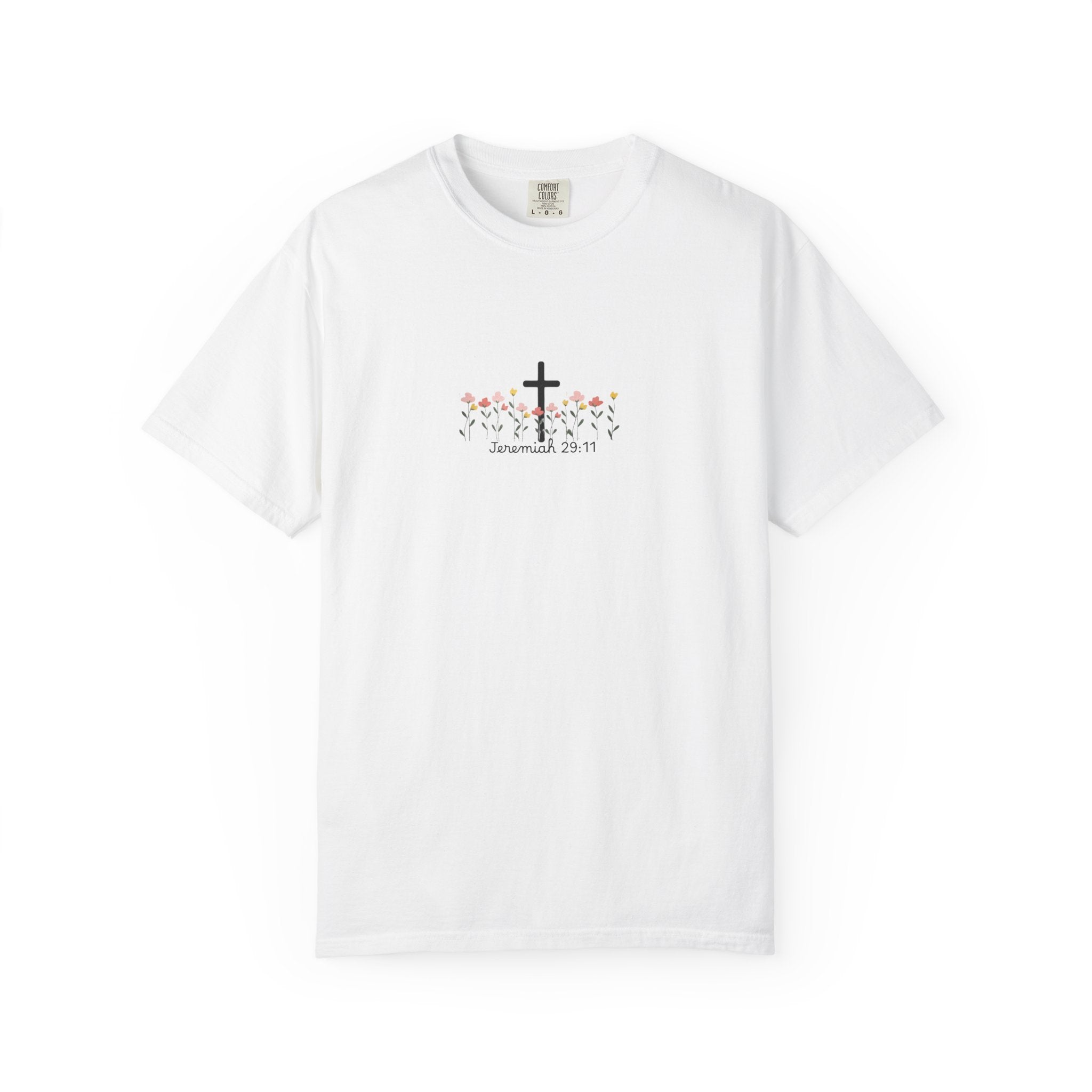 Jeremiah 29:11 Cross Floral T-Shirt
