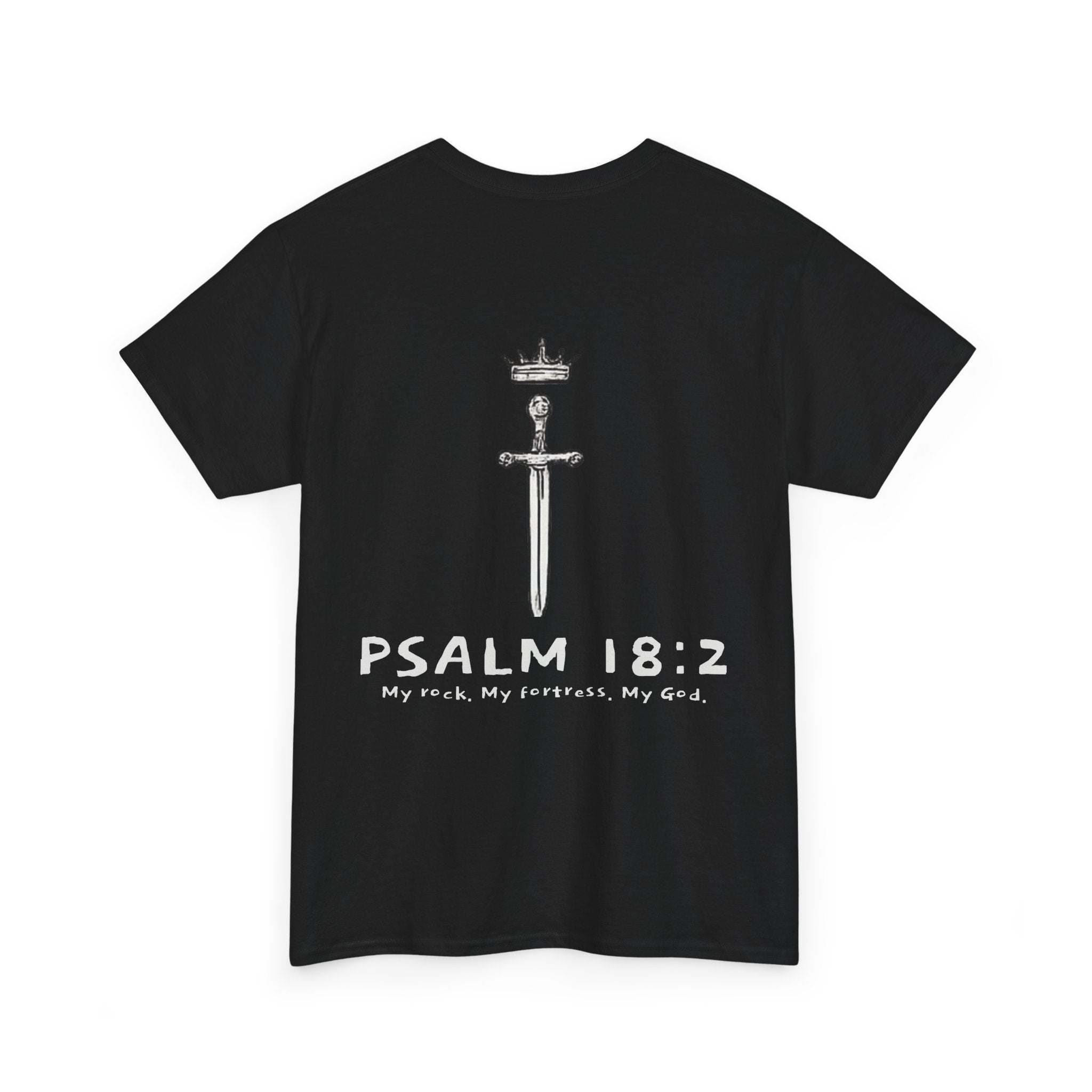 Psalm 18:2 Crown & Sword T‑Shirt