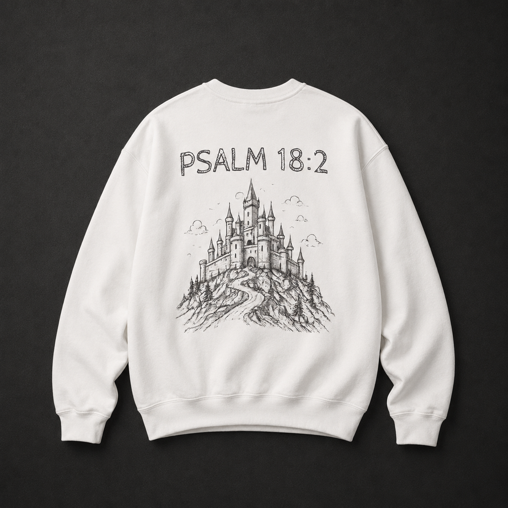 Psalm 18:2 Castle Sweatshirt —KNGDOM