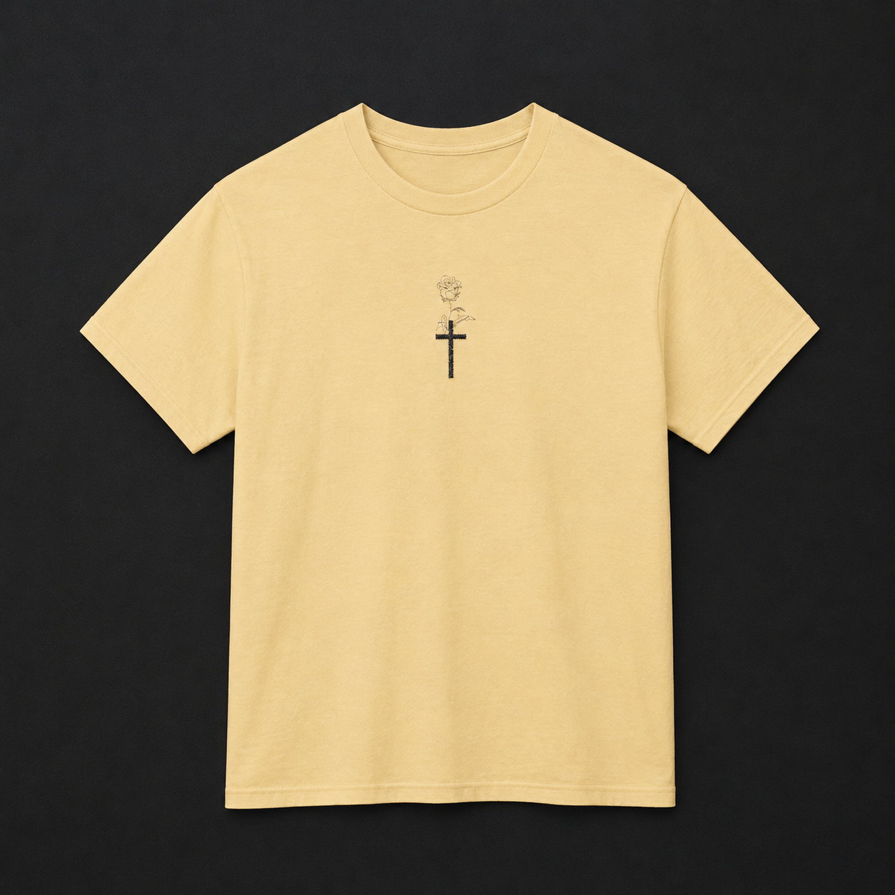 Cross & Rose Minimalist Tee