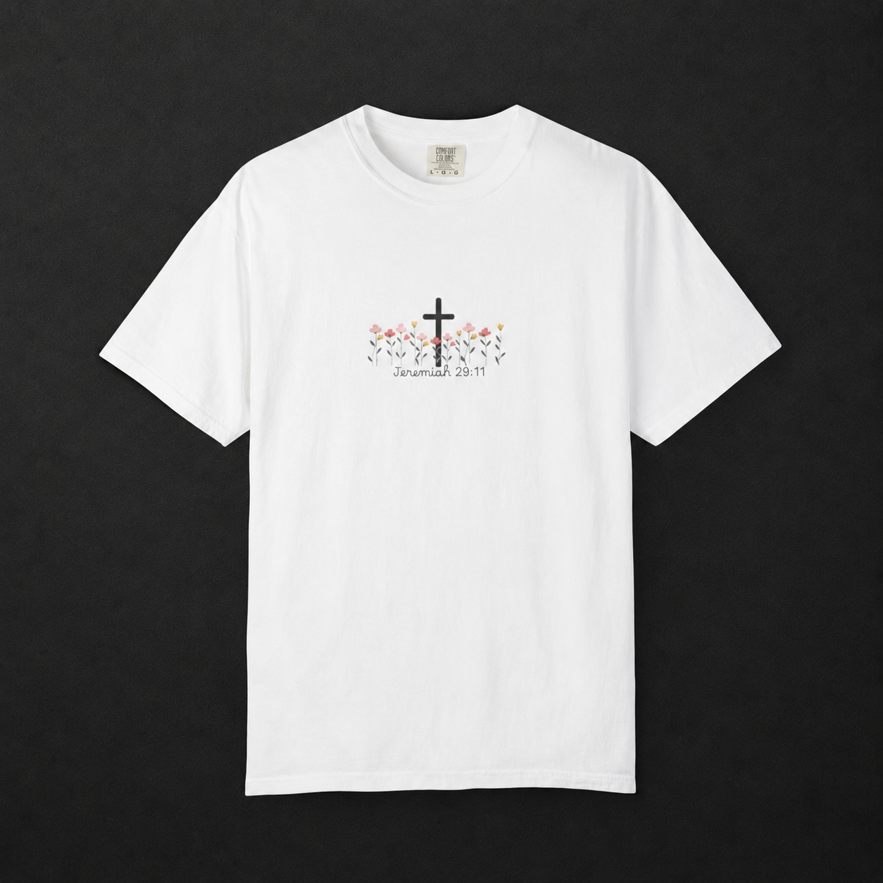 Jeremiah 29:11 Cross Floral T-Shirt