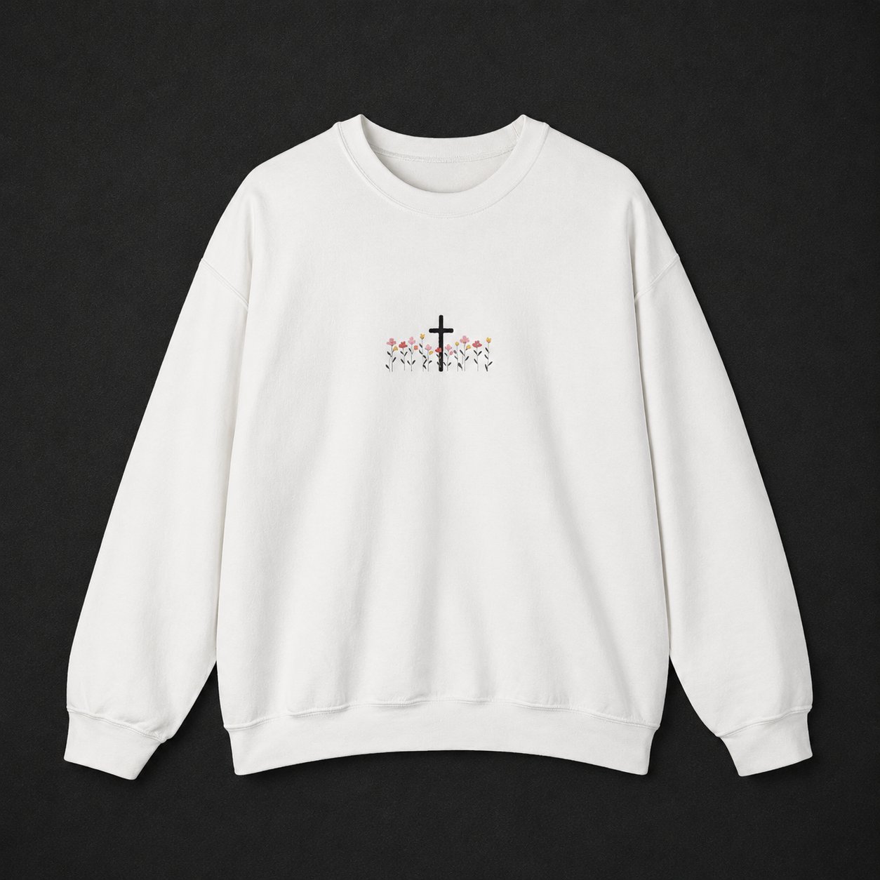 Jeremiah 29:11 Floral Cross Crewneck
