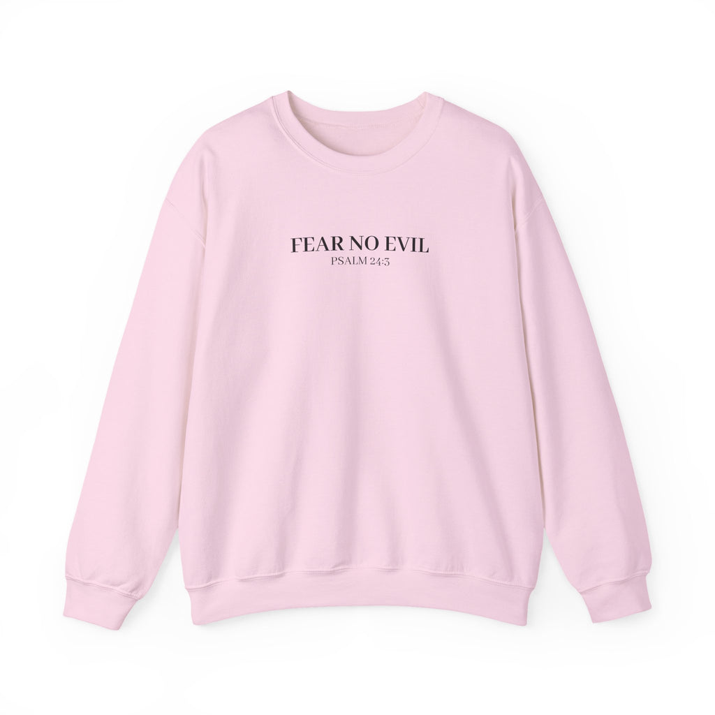 Crewneck Sweatshirt — "Fear No Evil" Psalm 23:4 Koi