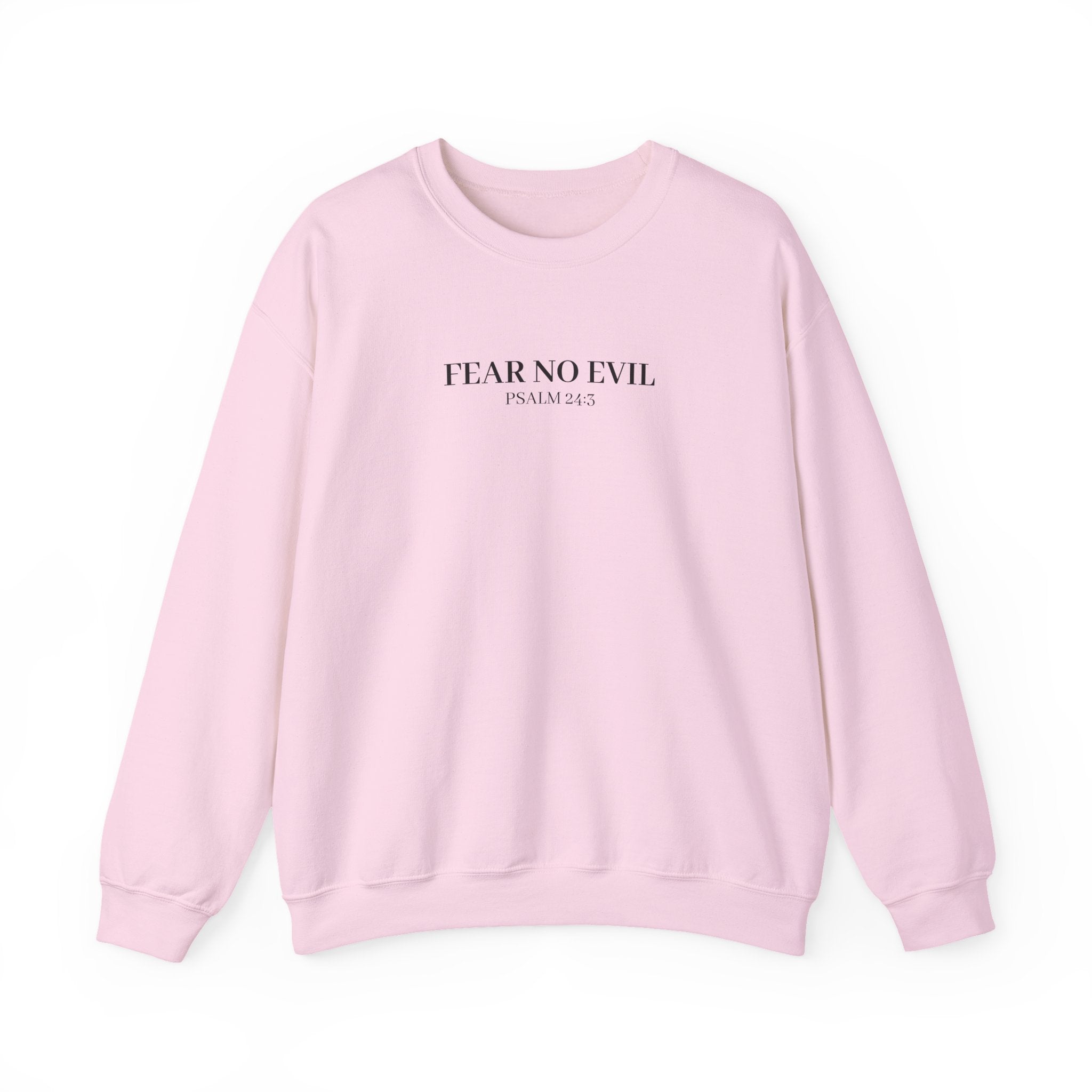 Crewneck Sweatshirt — "Fear No Evil" Psalm 23:4 Koi