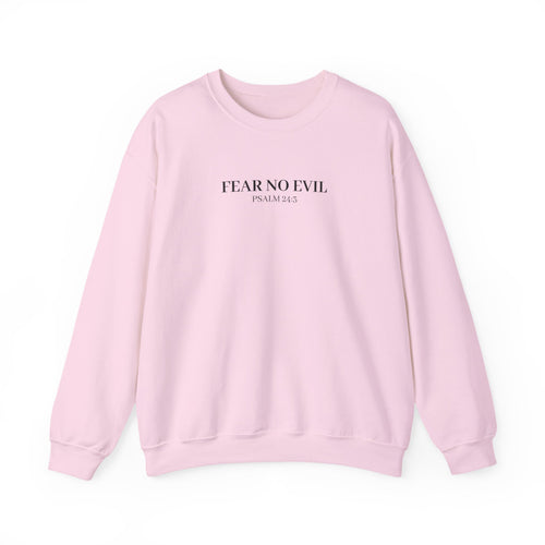 Crewneck Sweatshirt — "Fear No Evil" Psalm 23:4 Koi