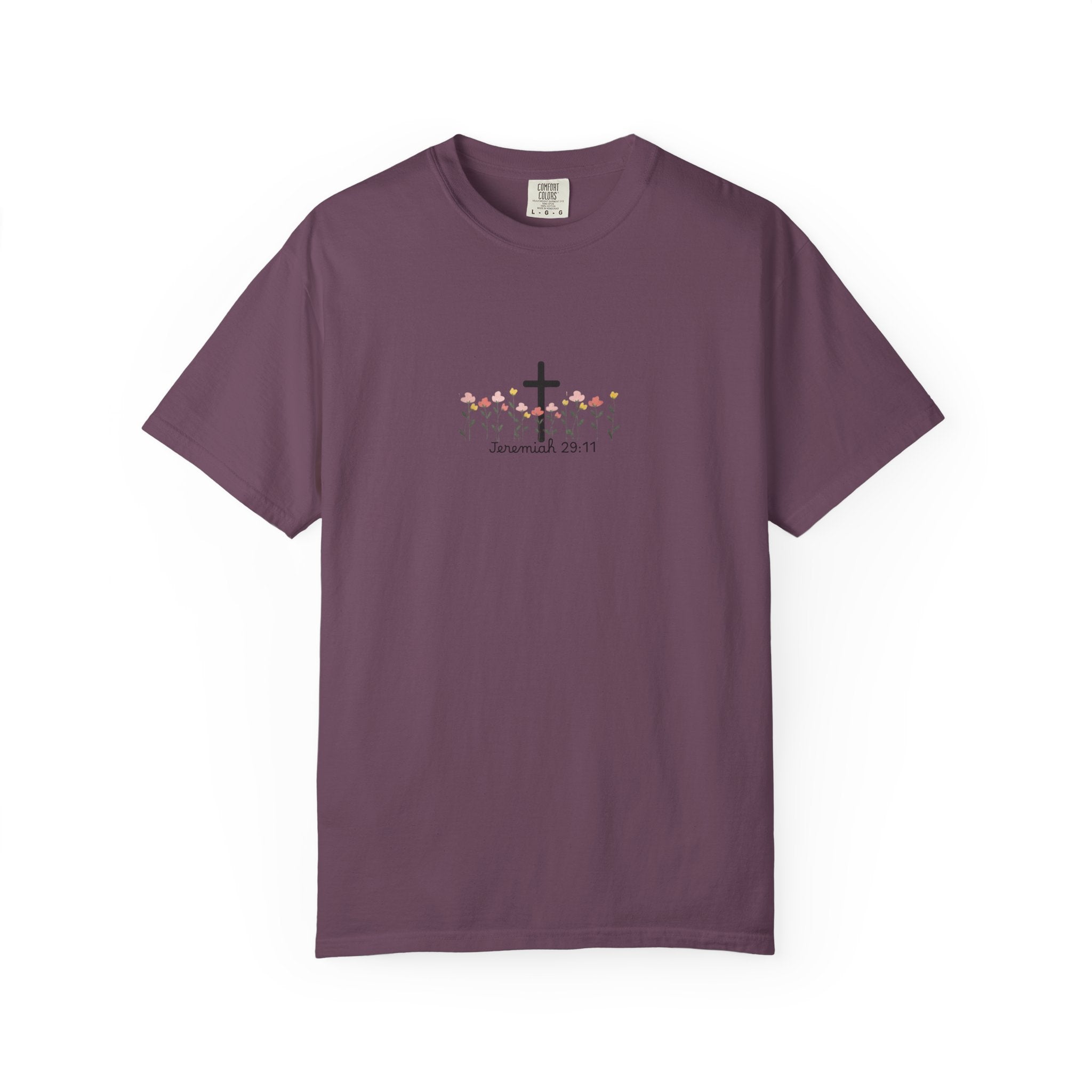 Jeremiah 29:11 Cross Floral T-Shirt