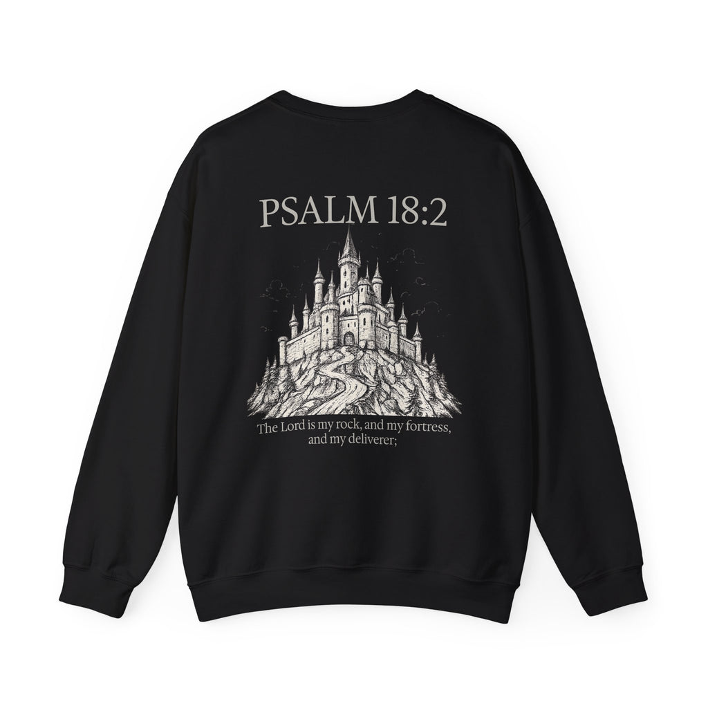 Psalm 18:2 Castle Sweatshirt —KNGDOM