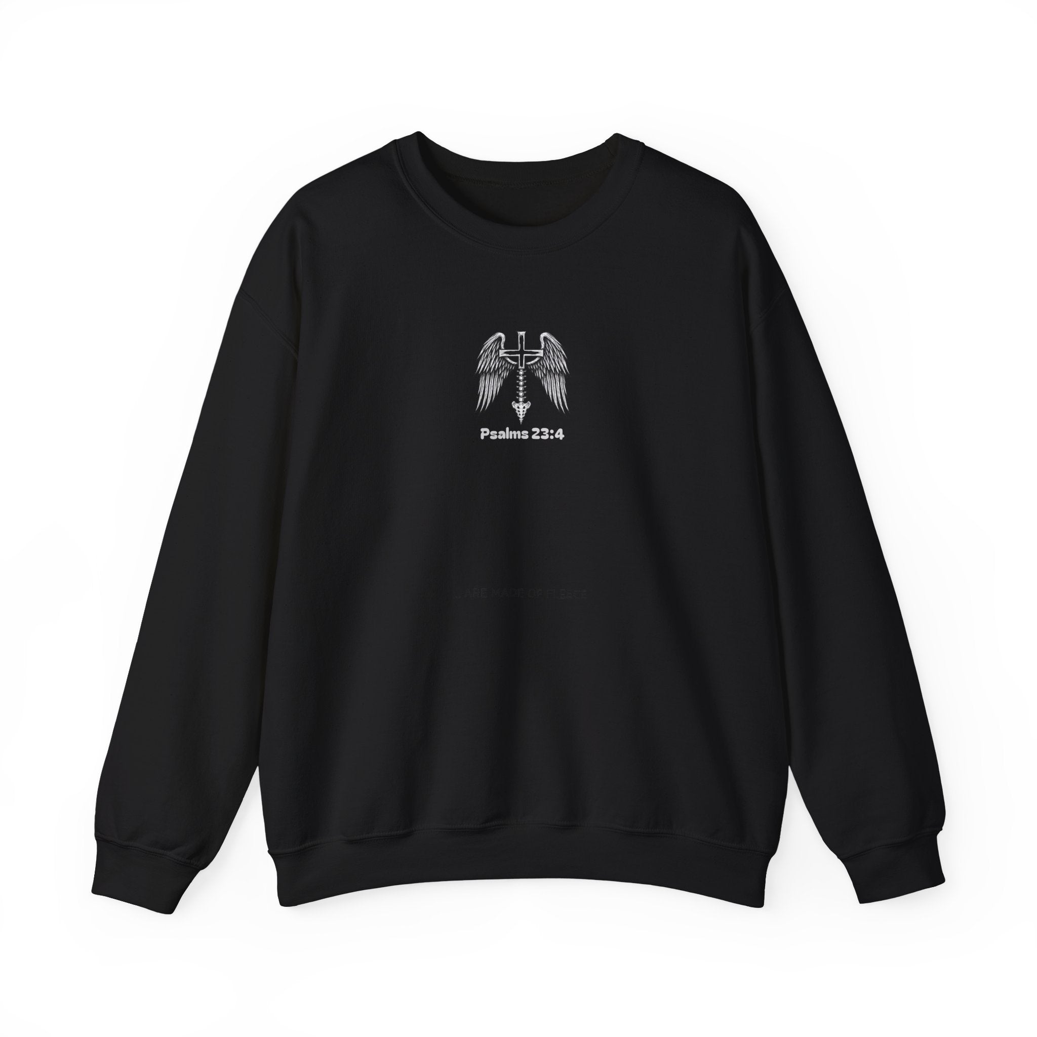 Psalms 23:4 "Fear No Evil" Christian Crewneck