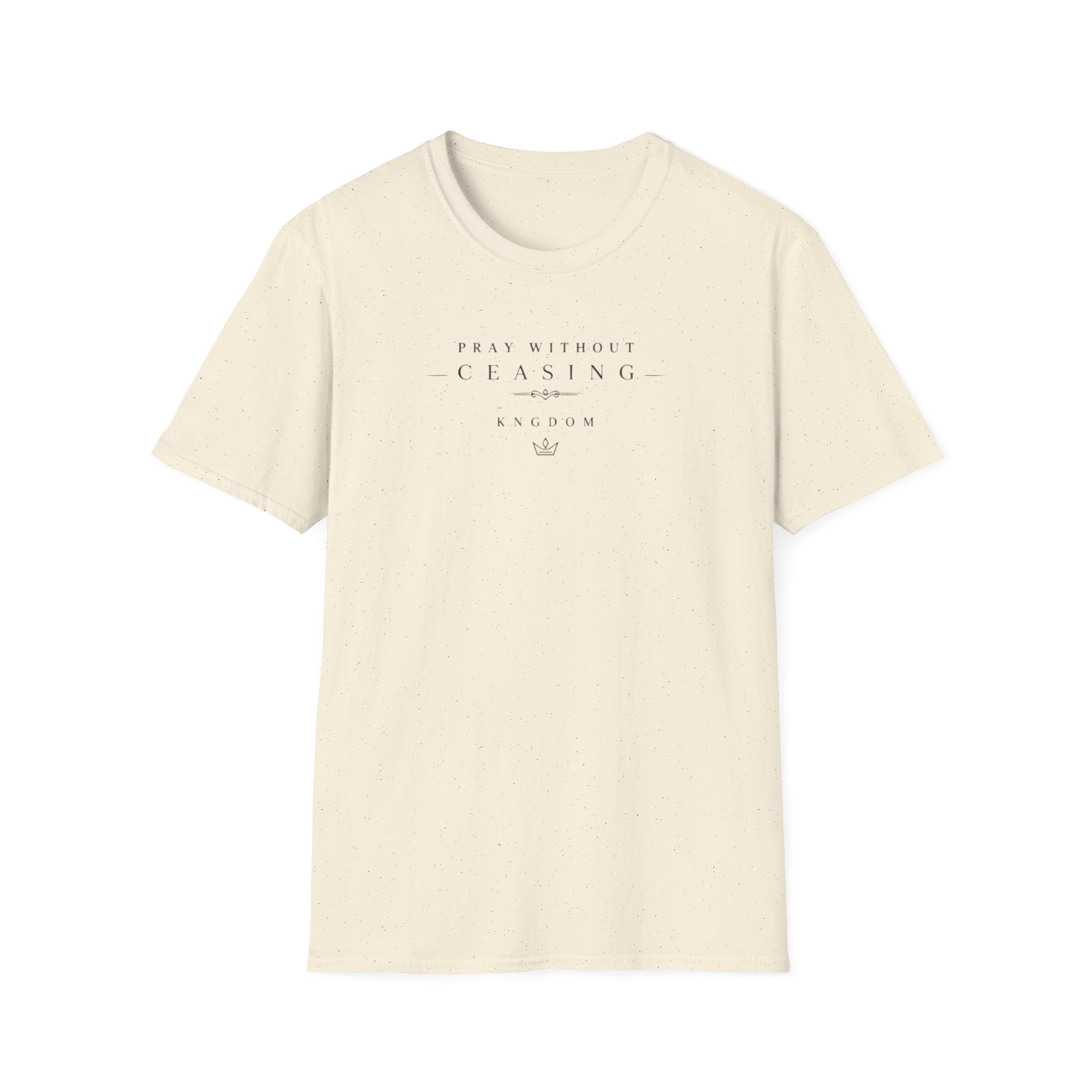 Christian Cross Rose T-Shirt Pray Without Ceasing